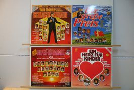 4 LP’s Wim Thoelke, Herz für Kinder
