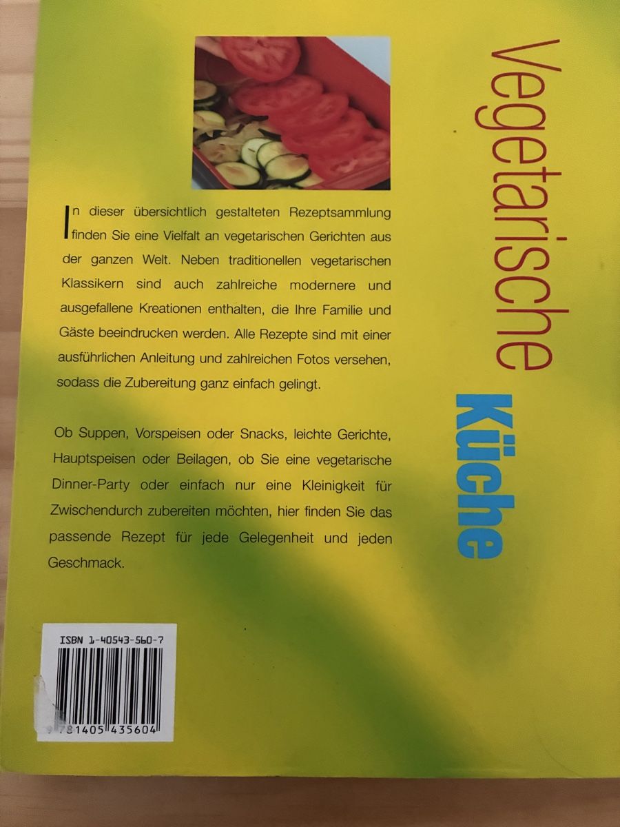 Libri: 3 vegetarische Bücher – Nuovo (secondo la descrizione) da Buchs ZH venduto da how_wf9j 2