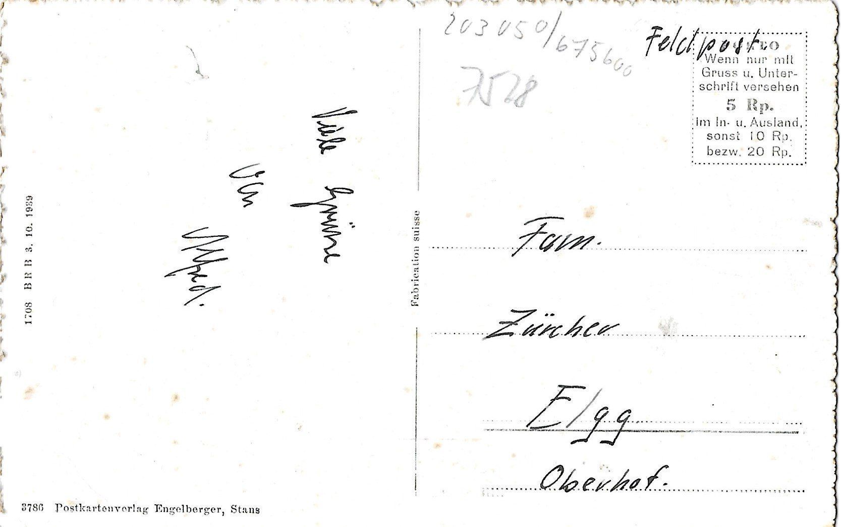 Cartes postales: Buochs – D'occasion à Frauenfeld par Merk52 1