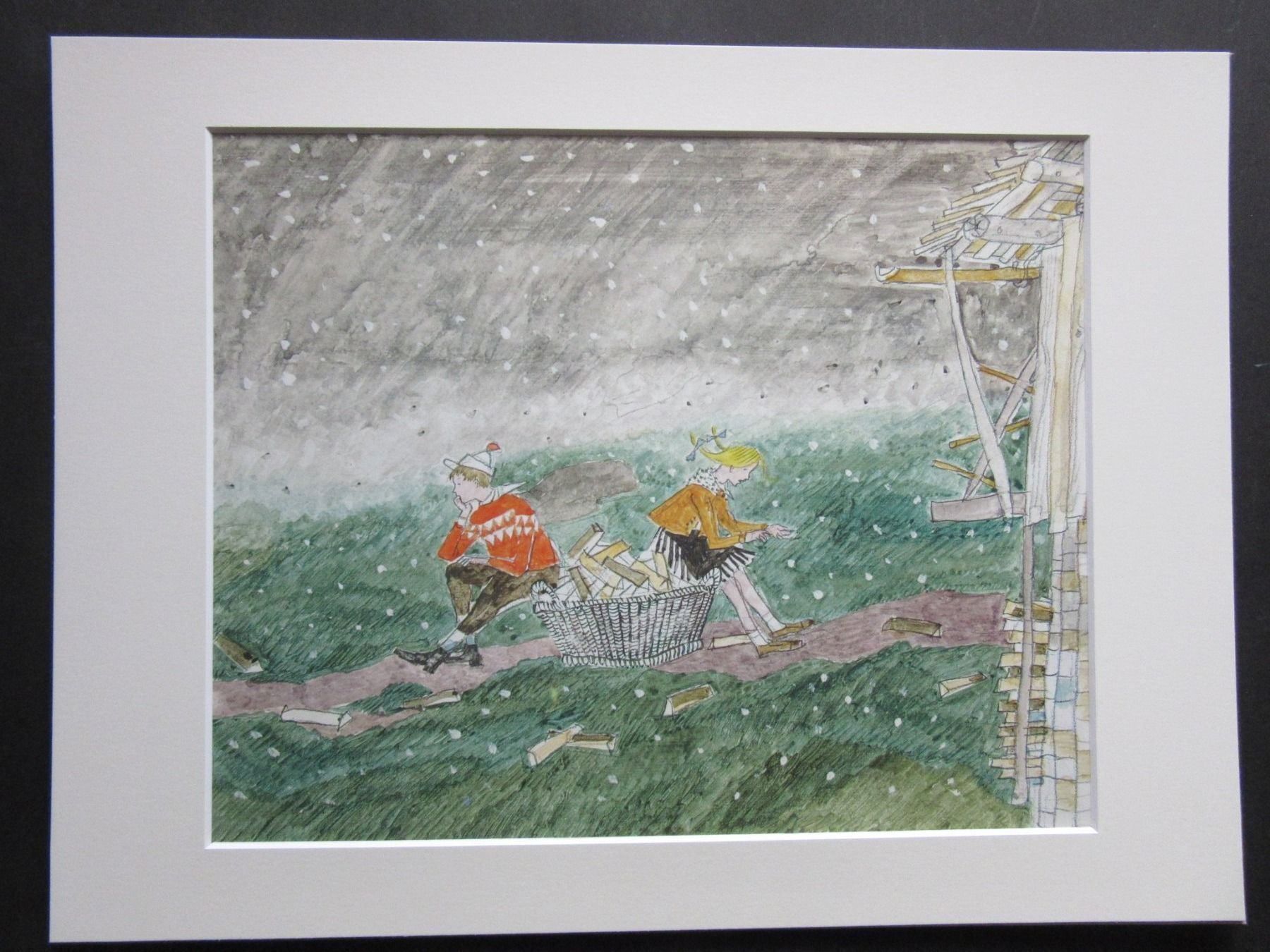 Poster & Bilder: ALOIS CARIGIET MIT  RAHMEN – Gebraucht aus Gersau von grafik-kunst 1
