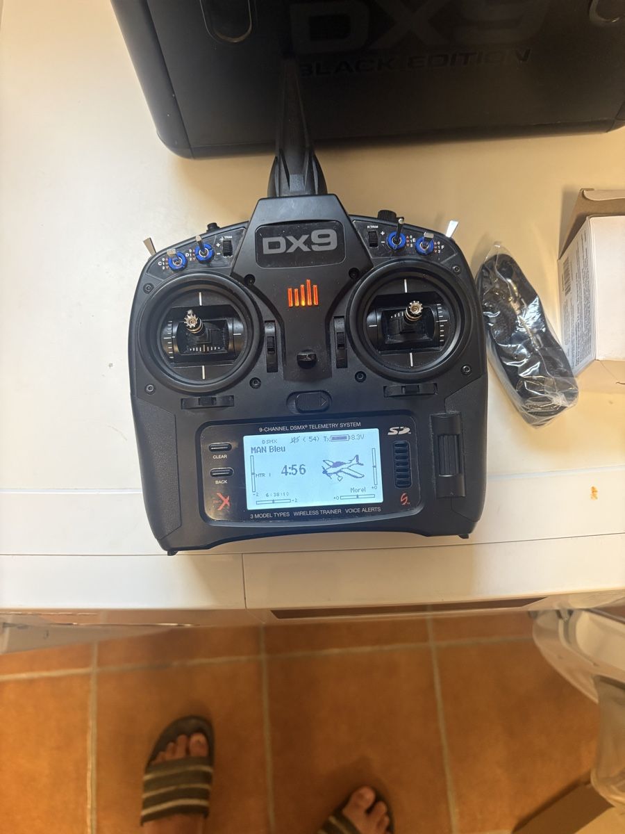 Spektrum Telecomando: SPEKTRUM DX9 BLACK EDITION DSMX 9CH – Usato da Mézières FR venduto da Paulwalke3 2