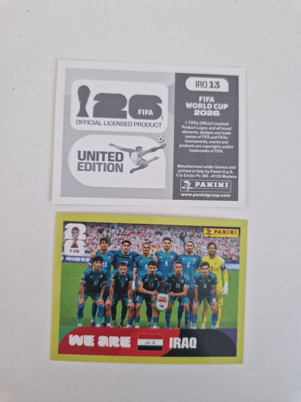 Panini Cartes à collectionner: Panini Sticker IRQ13 – Neuf (Voir description) à Stüsslingen par white_angel86