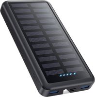 Power Bank USB C 26800mAh, Solar Powerbank PD 3.0A