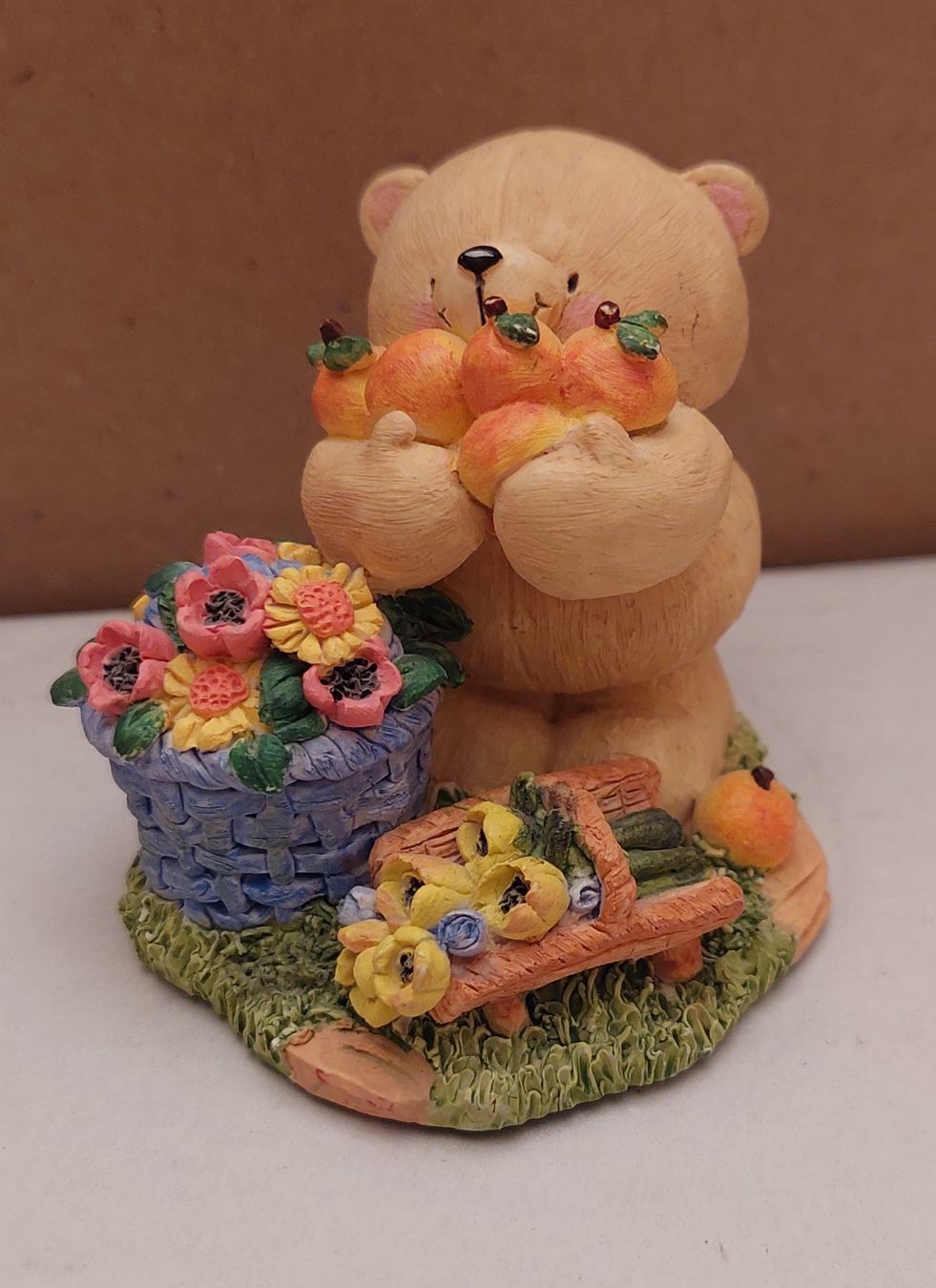 Figurines: 9 süsse Bärchen im Garten 'BROWNSWORD' – D'occasion à Immensee par Djinny 2