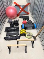 Fitnessgeräteset: Gymstick, TRX, Hanteln, Ball und weiteres
