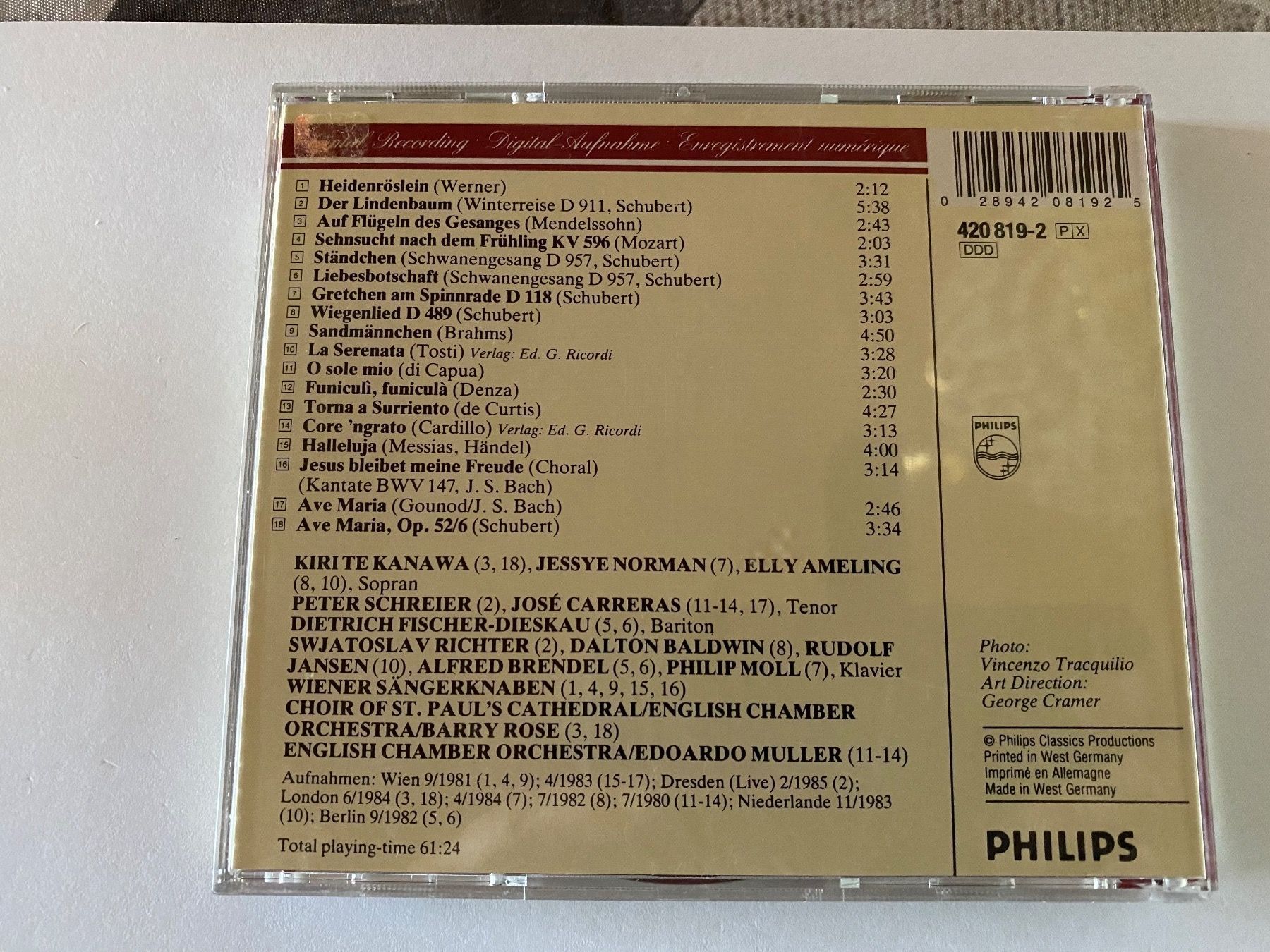 CD: CD - Auf Flügeln des Gesanges – Usato da Bellach venduto da Legdance 1