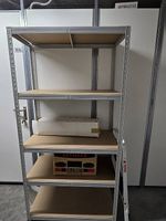 3 stabile Metallregale für Keller, Garage oder Werkstatt