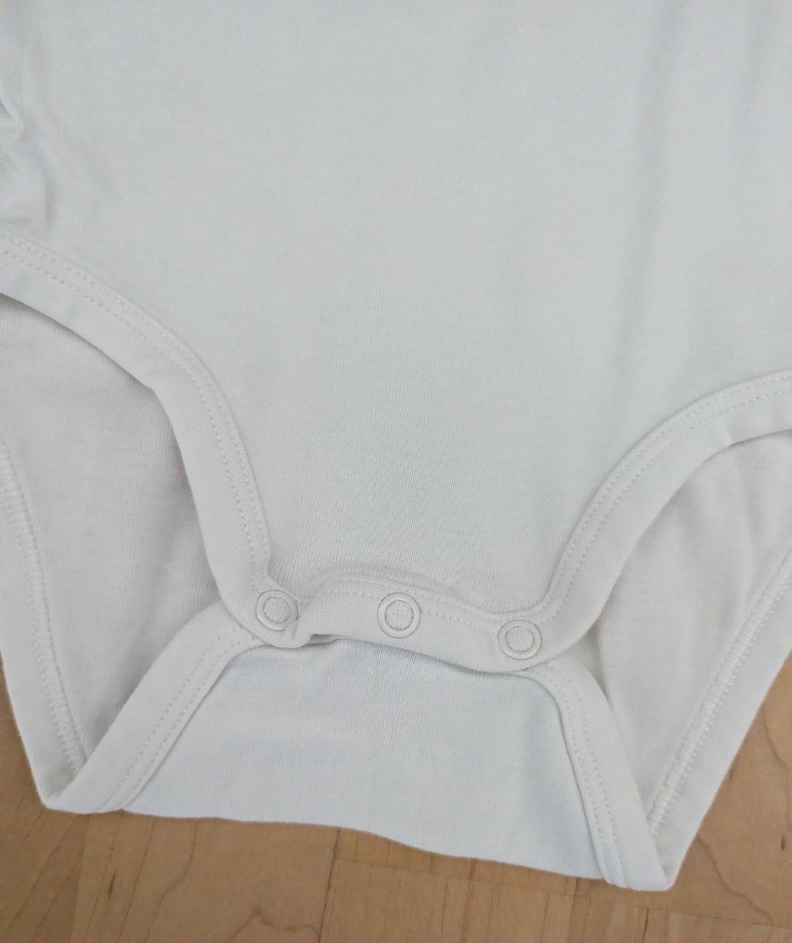 H&M Unterwäsche: H&M Langarm-Body Gr. 86 - Weiss Bio-Baumwolle Basic – Gebraucht aus Uster von petches 2