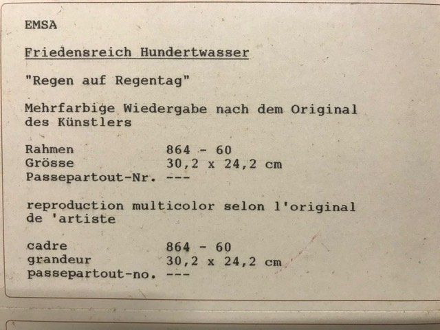 Foto & Immagini: Hundertwasser Friedensreich – Usato da Belp venduto da gastroblau 6