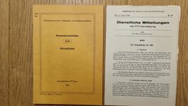 PTT Dienstkleider Vorschriften 1959/61, Rarität C11!