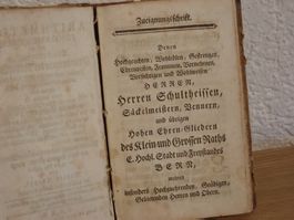 Antik "Die vorn. Grundreg. der Rechenkunst" M. Künzi, 1790