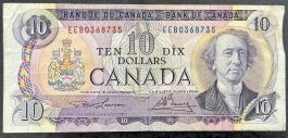 Kanada 10 Dollar Note 1971 - Seltene Sammlernote