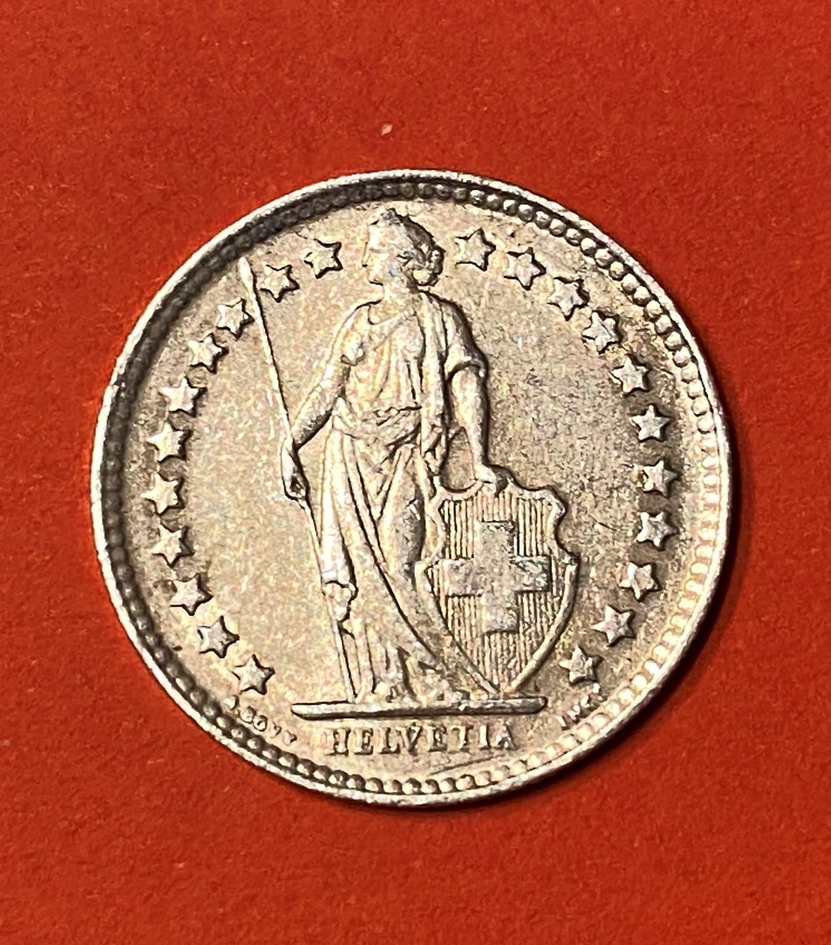 Toutes les monnaies: 50 Rappen oder 1/2 Fr.1944 B ( Silber ) Auflage 4.9 Mio – D'occasion à Oensingen par Stro11 1