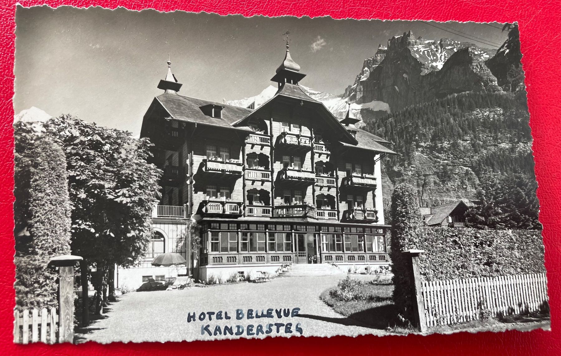 Cartoline postali: Kandersteg. Hotel Central Bellevue – Usato da St-Légier-La Chiésaz venduto da Theo005