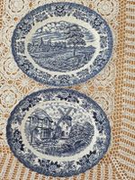 2 VINTAGE SERVIERPLATTEN "HOSTESS TABLEWARE ENGLAND"