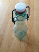 Vintage Bügelverschlussflasche, weiss, Glasflasche, Nostalg