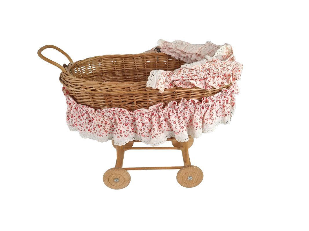 Carrozzine per bambole: Peddigrohr Puppenwagen Set – Usato da Wangen b. Olten venduto da Restwert_Wangen 3