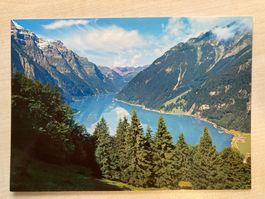 Ansichtskarte Klöntal (Blick von der Schwammhöhe)