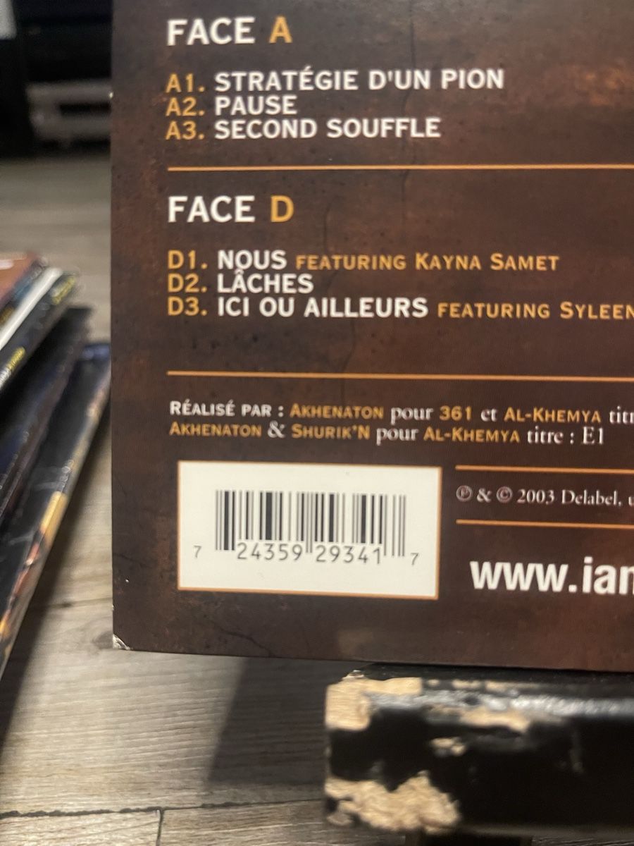 Dischi in vinile: IAM / Revoir in Printemps – Usato da Dagmersellen venduto da stonefinger 2