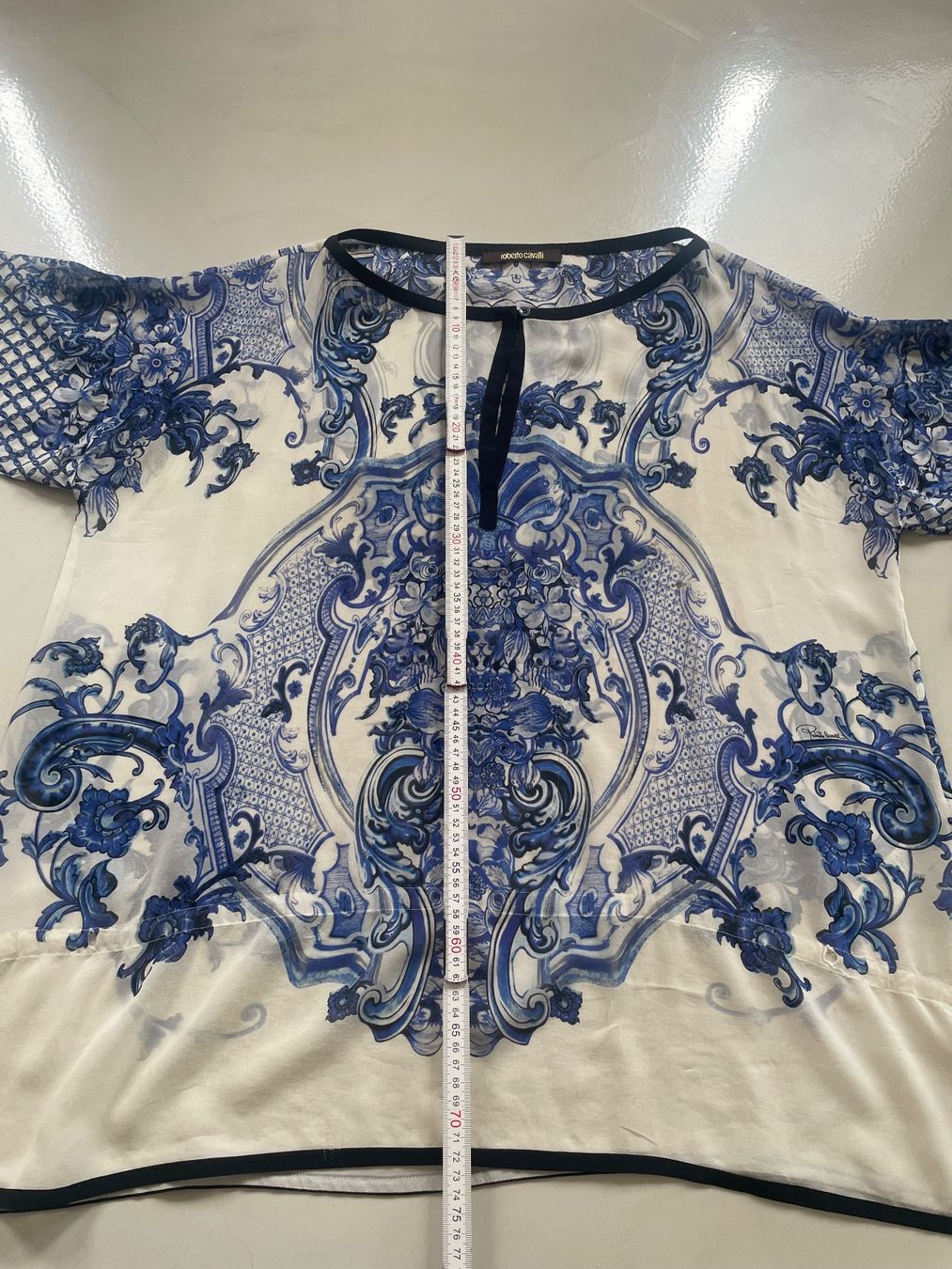 Roberto Cavalli Camicette: Bluse - Roberto Cavalli - Silk Seta Soie – Usato da Minusio venduto da Pink222 4