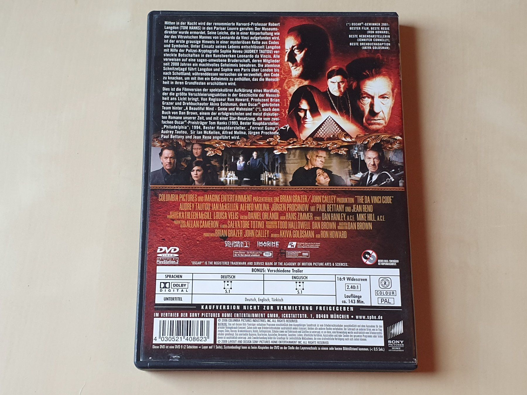 Tous les DVDs: The Da Vinci Code Sakrileg – D'occasion à Stansstad par collectorsshop 1