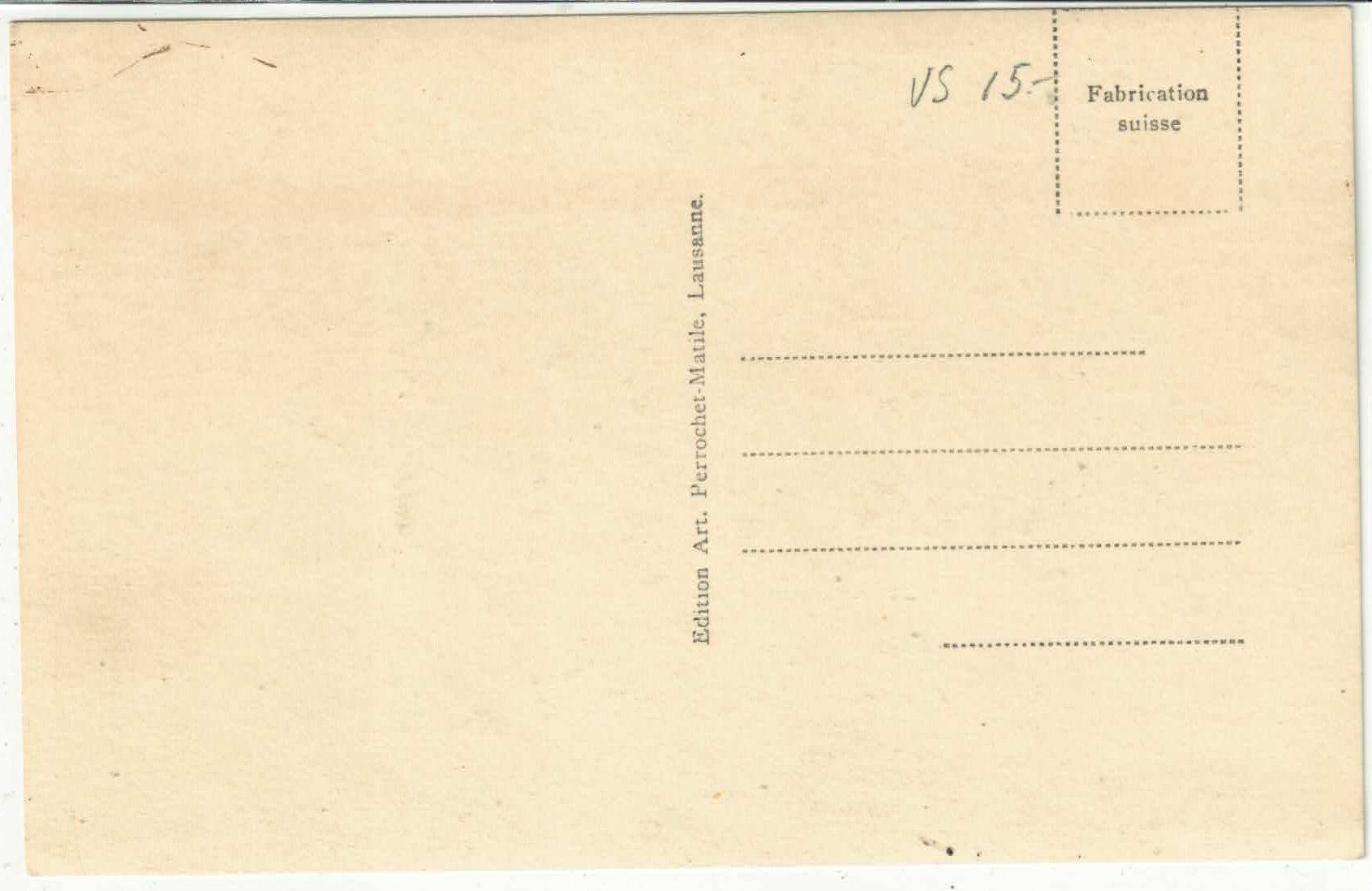 Cartoline postali: Trient - Le Grand Hotel Trient – Usato da Ettingen venduto da Kartenplanet 1