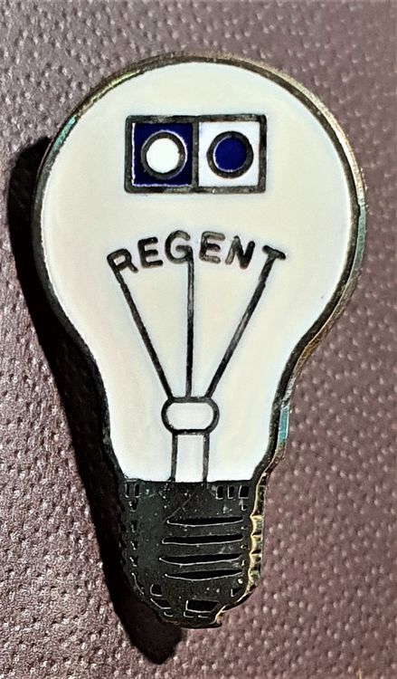 Q061 - Pin Birne Leuchtmittel Firma REGENT Basel