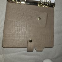 Notizbuch / Binder Einband Kroko Muster beige Grösse A5 