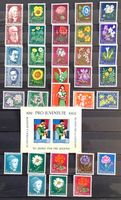 1958 - 1963 Pro Juventute Gartenblumen Sätze **
