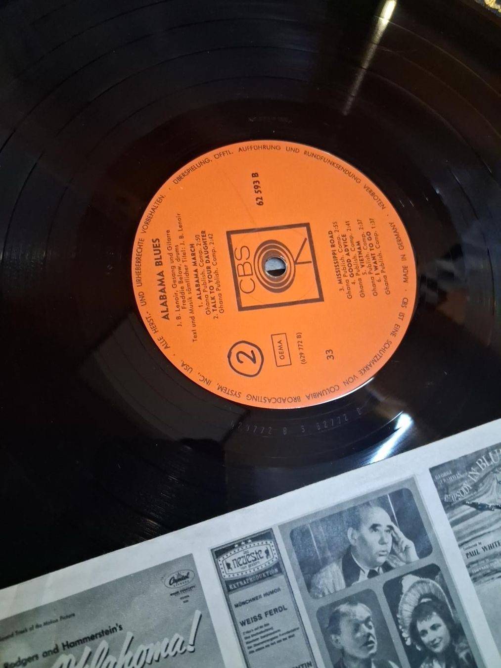 Schallplatten: Alabama Blues Schallplatte  – Gebraucht aus St. Moritz von edo_9rgm 1