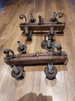 Deckenlampe Holz Metall rustikal 2 Stück gebrauchter Zustand