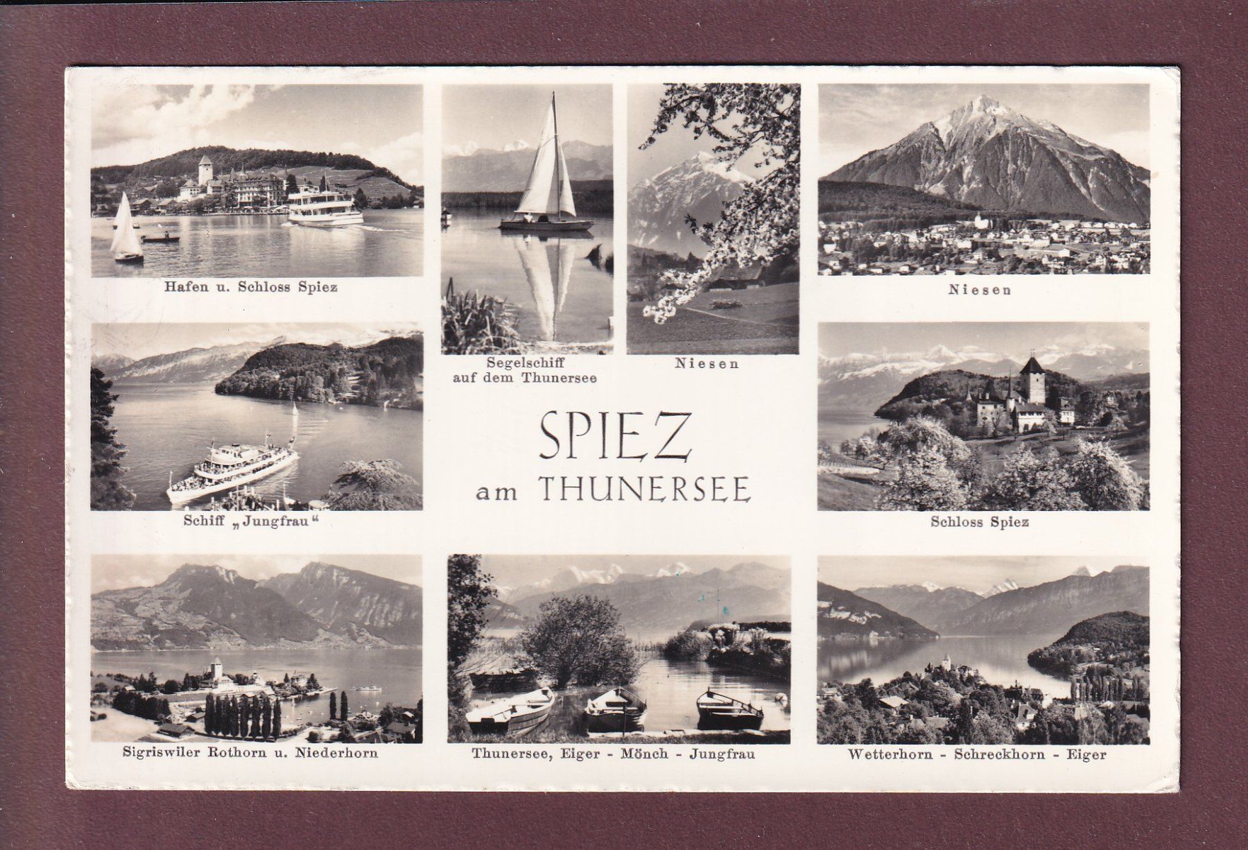 Cartes postales: SPIEZ - 9 Bilder – D'occasion à Pully par nicecards