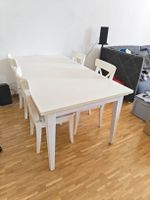 Esstisch (ausziehbar) mit 4 Stühlen und Polster