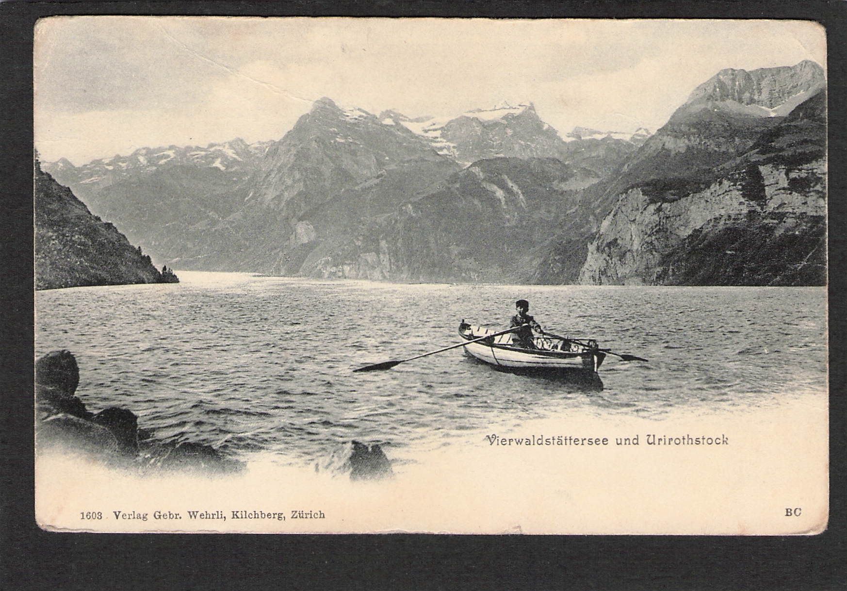 Cartoline postali: AK/ Vierwaldstättersee,Urirotstock – Usato da Reichenburg venduto da Pipo-67