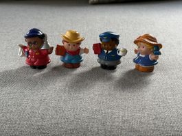  Fisher Price Little People Sammlung aus den 1990er Jahren.