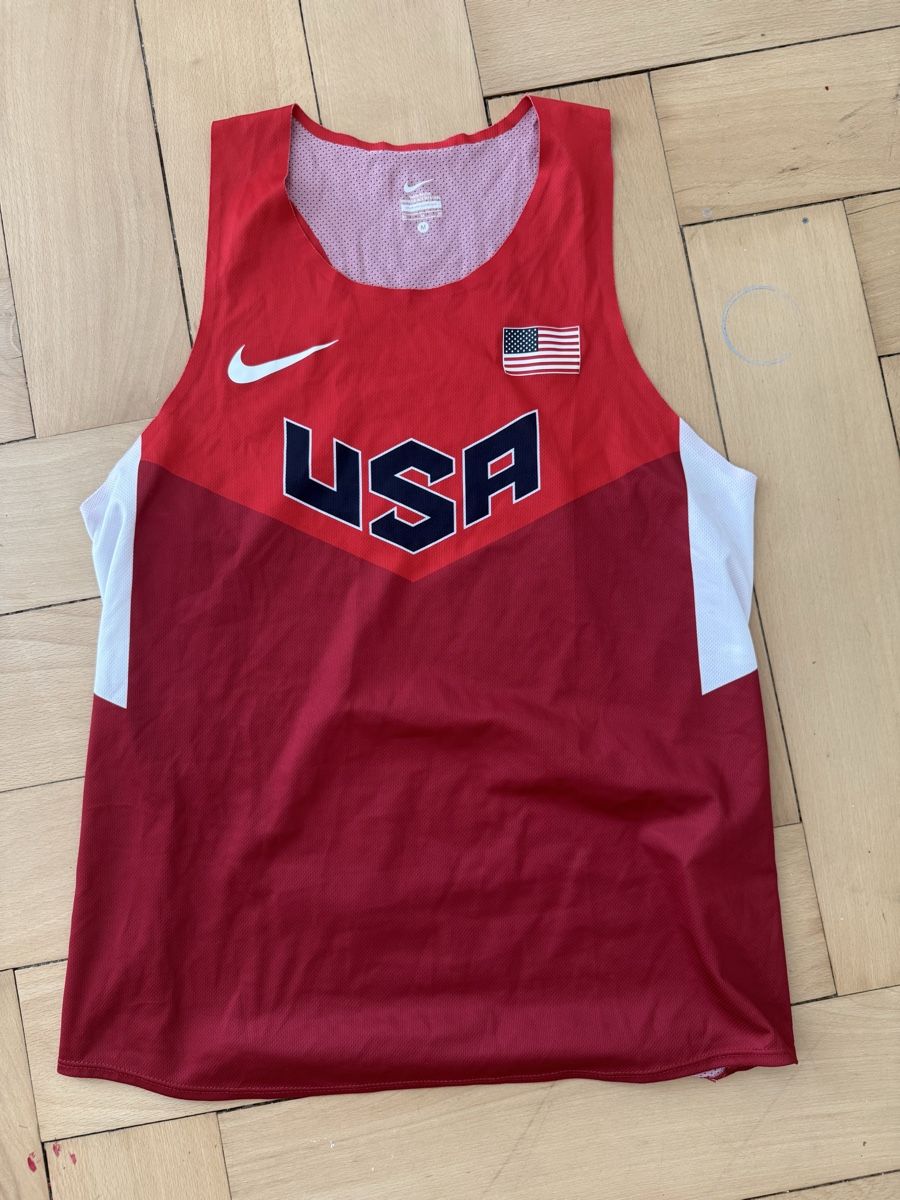 Nike T-shirt: Team USA singlet (S) – Usato da Bern venduto da Laufsport3000