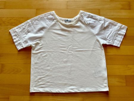 Oversized Bluse weiss Grösse S