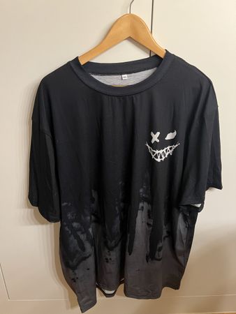 T-Shirt Schwarz Motiv Grösse 3XL