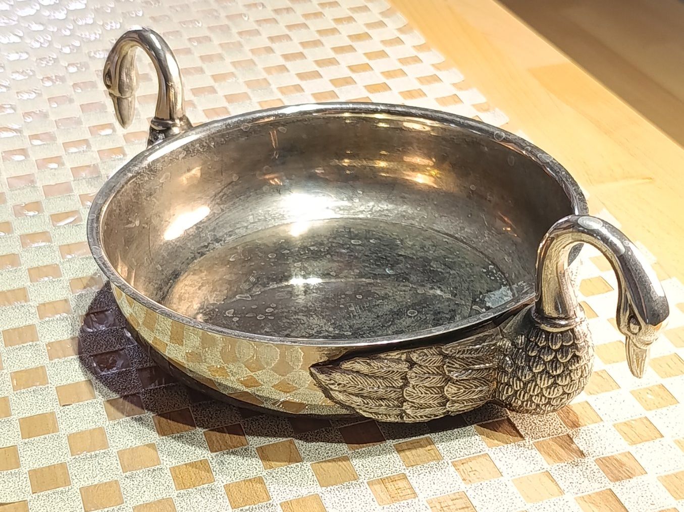 Schalen: Art Deko versilberte Schale um 1930j. Top – Gebraucht aus Steffisburg von 1.Schmuckschatulle 1