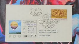 CL35 Enveloppe + Timbre Autriche 1971 Theme Ballon
