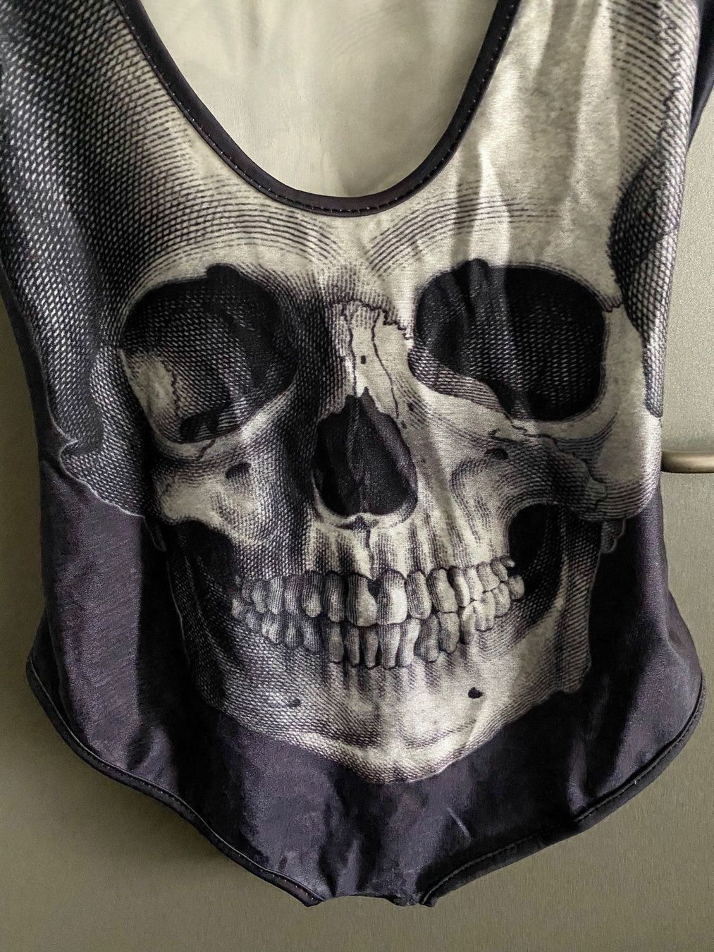 Costumi da bagno & Bikini: Skull Totenkopf Print Badeanzug Swimsuit – Nuovo (secondo la descrizione) da Zürich venduto da NNK28 4