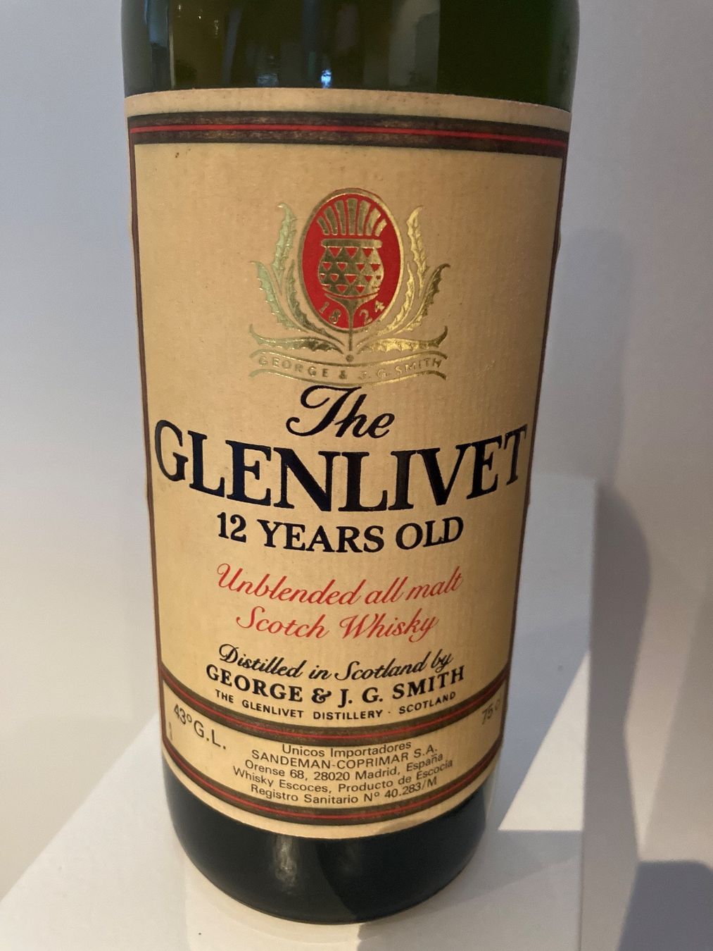 Glenlivet Bevande alcoliche: GLENLIVET 12 years von ca 1990 – Nuovo (secondo la descrizione) da Roggwil BE venduto da Maui2000 1