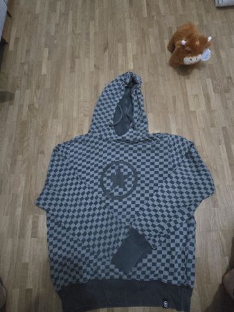 Pull à capuche Converse à carreaux, Taille M – Parfait !