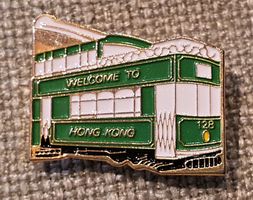 L893 - Pin Welcome to Hong Kong Nr. 128 Strassenbahn Tram