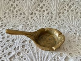 Vintage Aschenbecher Mit Griff Messing 400 Gr (02)
