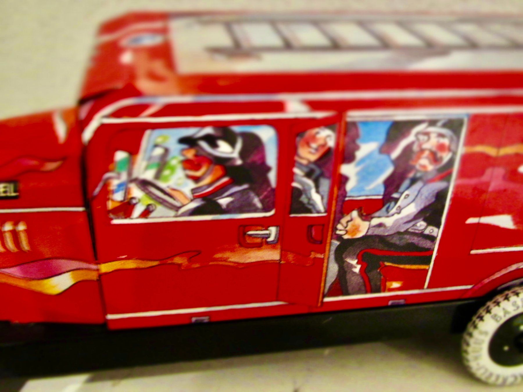 Kit di modellismo & Modellini statici: CAMION DE POMPIER LAKERLI HUUS – Usato da Murten venduto da Selliot 1