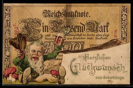 Reichsbanknote über 1000 Mark, Zwerg mi