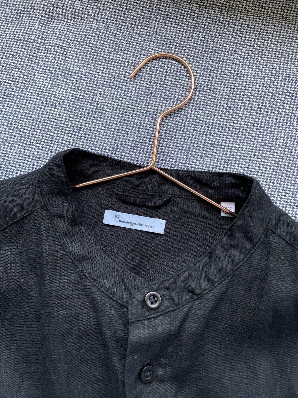 Camicie: Leinenhemd schwarz Knowledge Cotton Apparel Gr. L – Nuovo (secondo la descrizione) da Zürich venduto da Nhpp 3