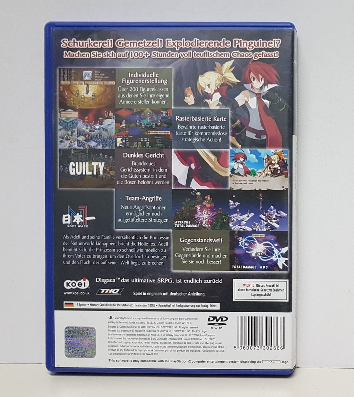 Sony Giochi: Disgaea 2 Cursed Memories  PS 2 – Usato da Schüpfheim venduto da Games_Spielkonsolen 2