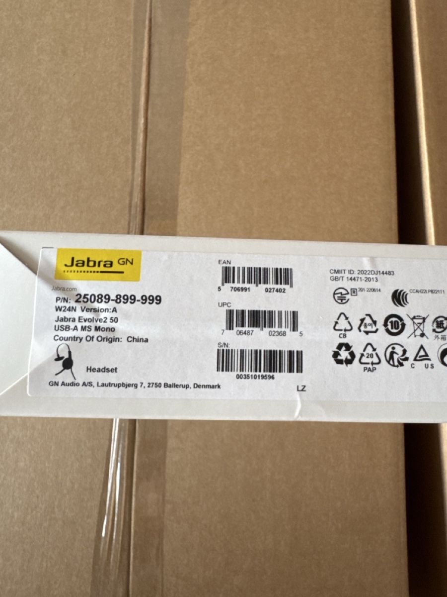 Jabra Casques audio: Jabra EVOLVE2 50 USB-A MS Mono Headset neu – Neuf avec emballage d'origine à Berneck par Koenner.J 2